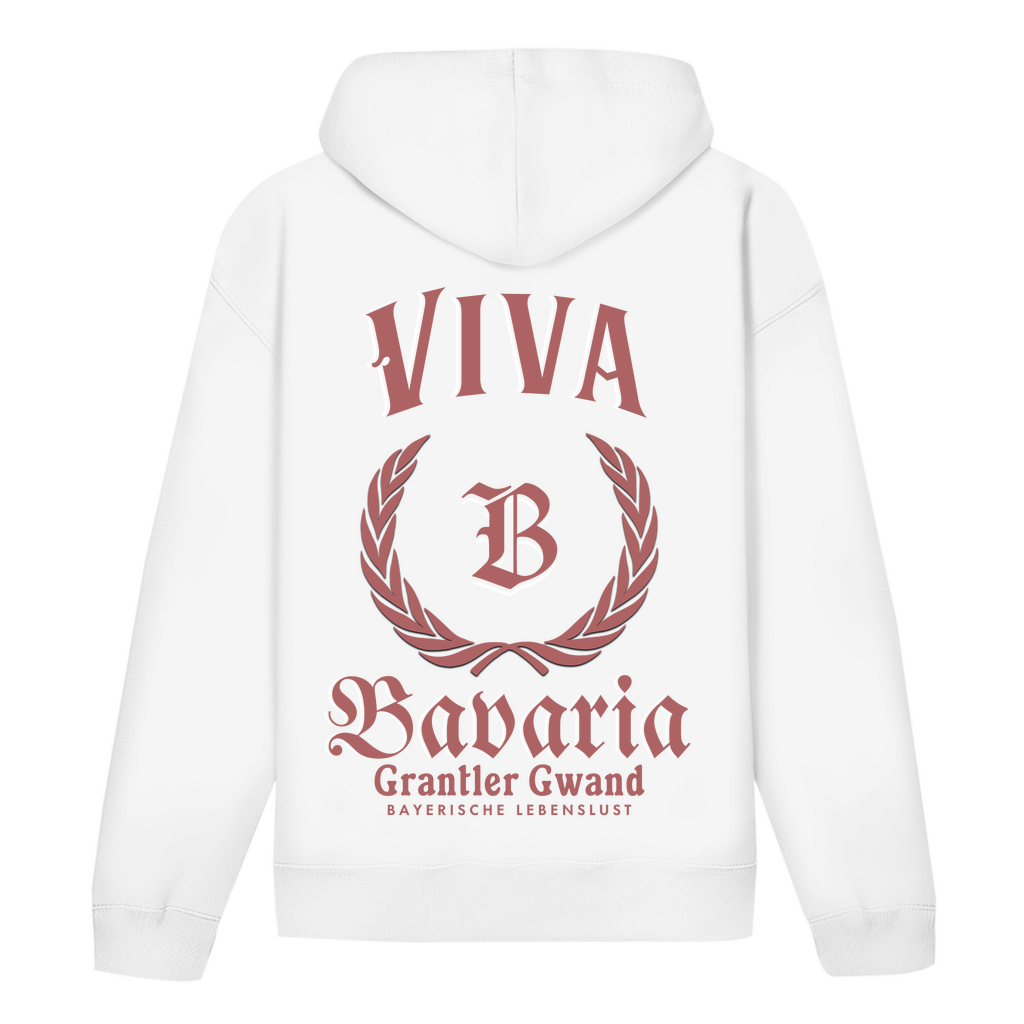 Bayerischer Hoodie Unisex - Viva Bavaria rot - Grantler Gwand