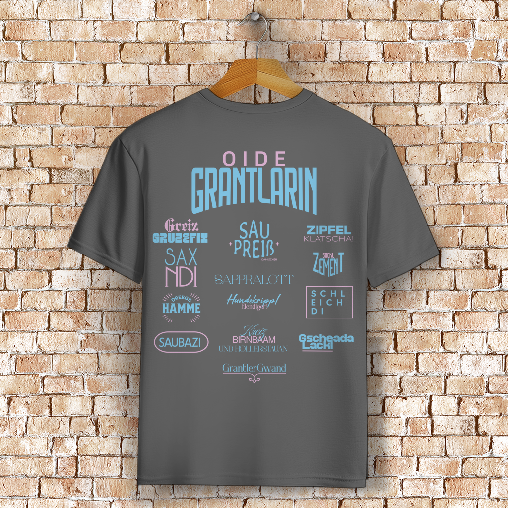 Bayerisches T-Shirt Unisex - Oide Grantlarin - Grantler Gwand