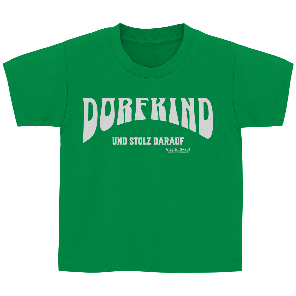 Bayerisches Kinder T:Shirt - Dorfkind - Grantler Gwand