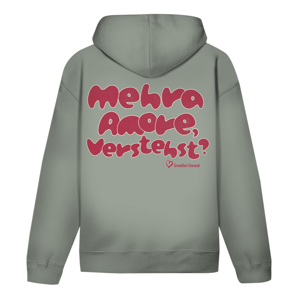 Bayerischer Hoodie Unisex - Mehra Amore, Verstehst? - Grantler Gwand