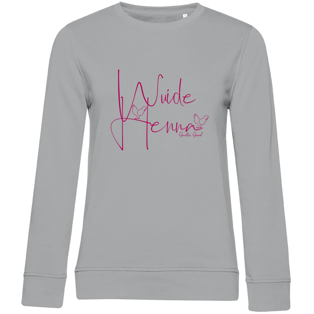 Damen Premium Bio Sweatshirt wuide Henna - pink