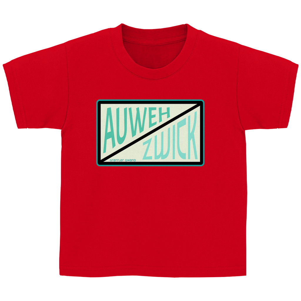 Bayerisches Kinder T-Shirt - Auweh Zwick - Grantler Gwand