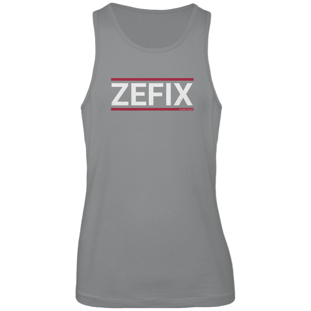 Bayerisches Herren Premium Tank Top Zefix - rot/weiß - Grantler Gwand