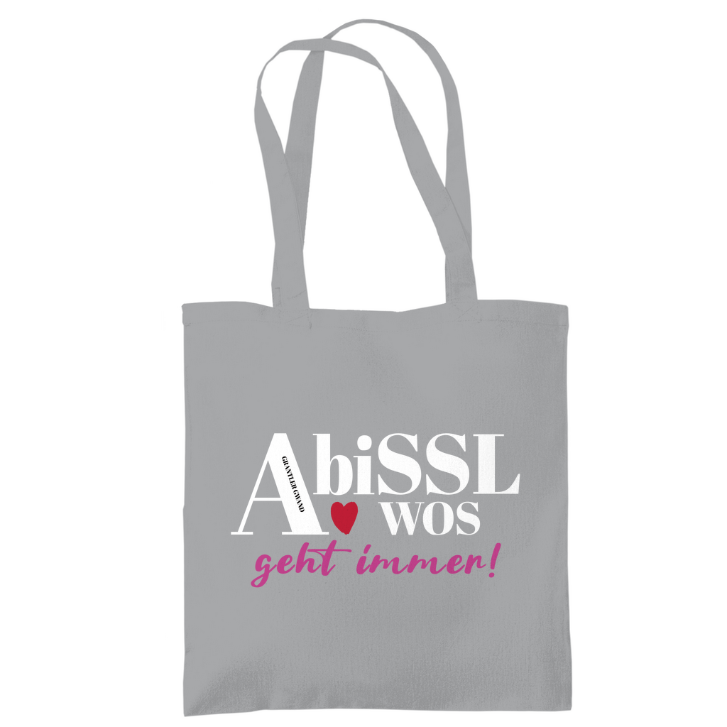 Bayerische Tragetasche A bissl wos geht immer - pink - Grantler Gwand