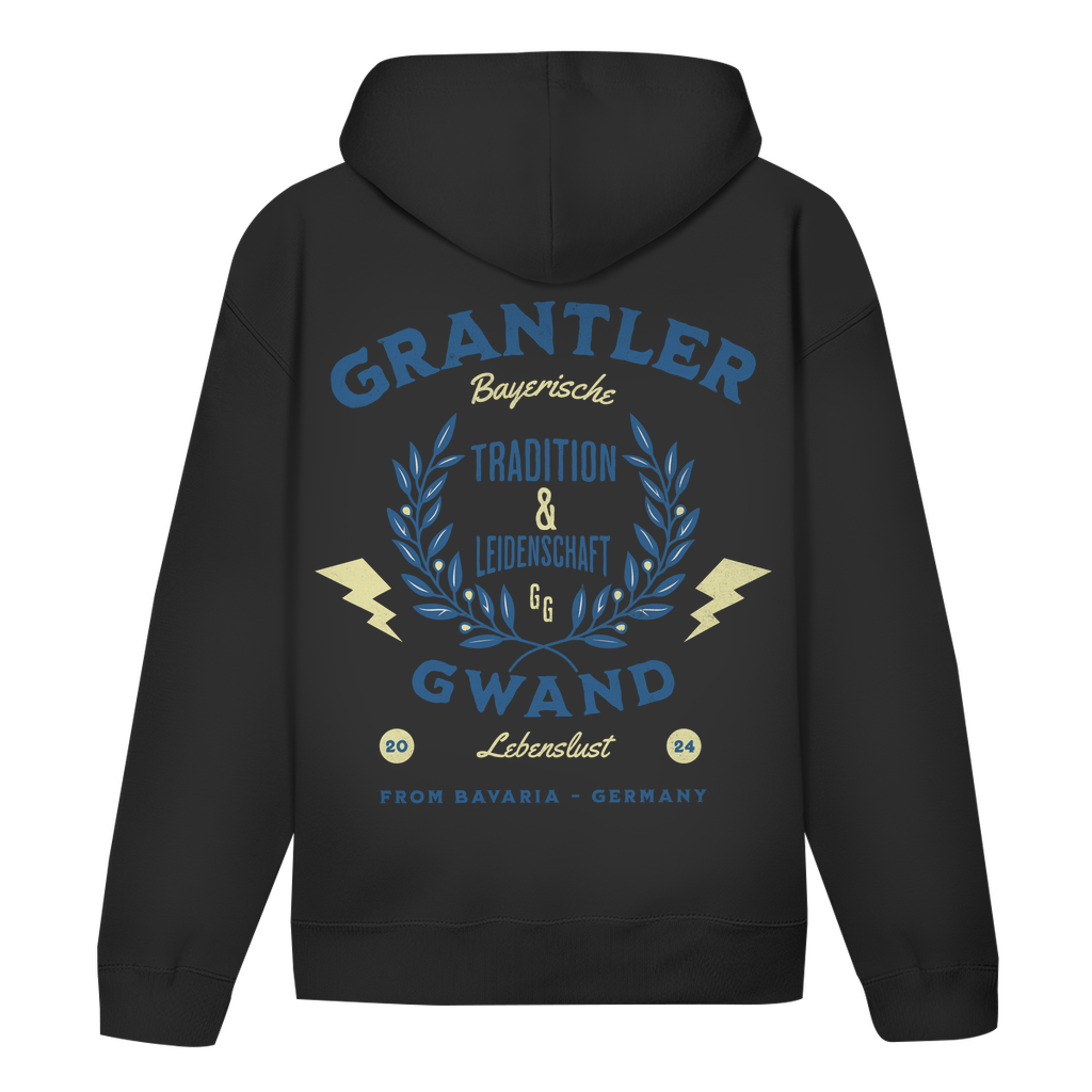 Bayerischer Hoodie Unisex - Tradition & Leidenschaft Blau - Grantler Gwand