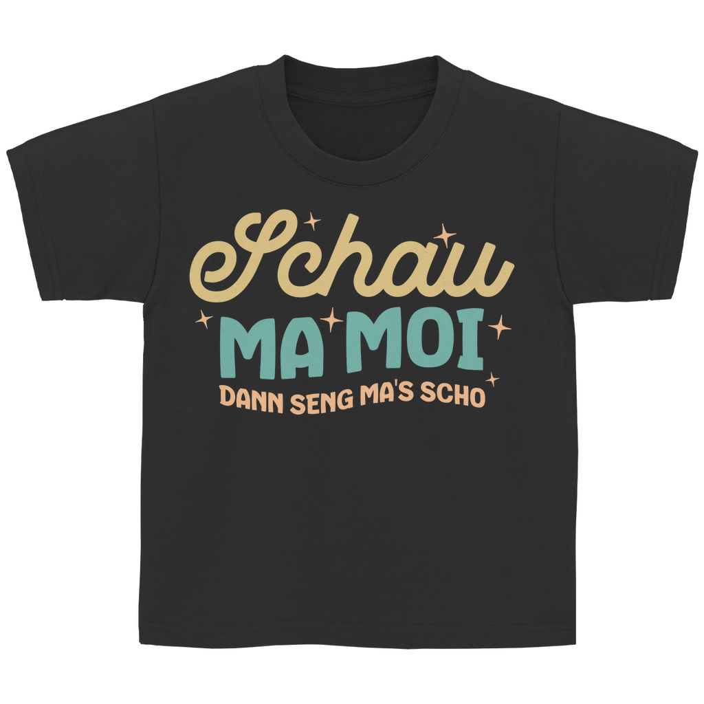 Bayerisches Kinder T-Shirt - Schau ma moi - Grantler Gwand