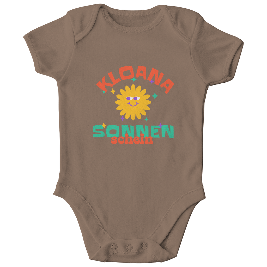 Bayerischer Bio Baby Body Kloana Sonnenschein - Grantler Gwand