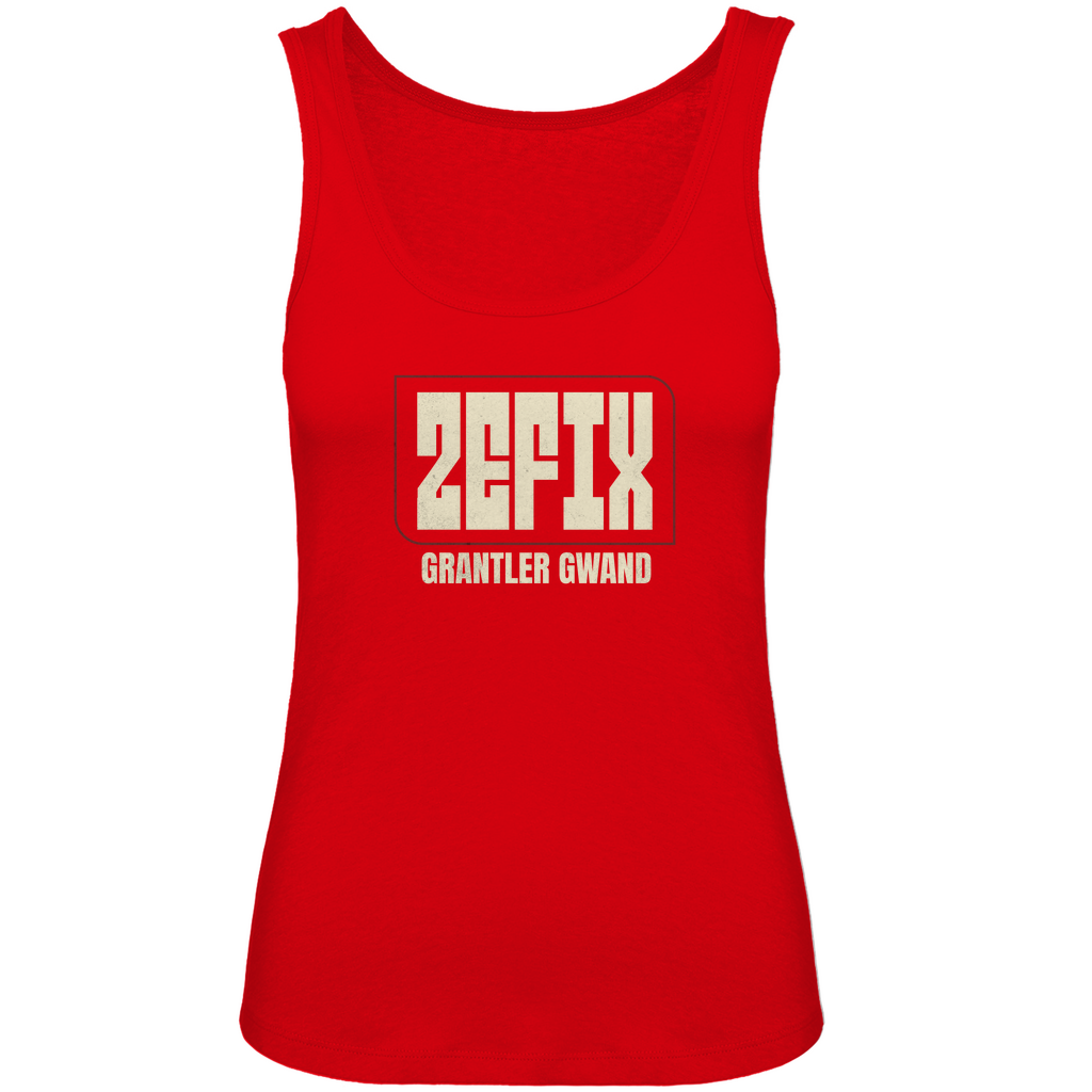 bayerisches Damen Premium Organic Tank Top Zefix - Gold - Grantler Gwand