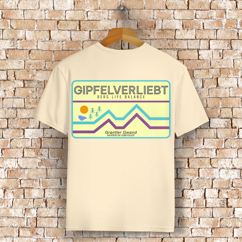 Bayerisches T-Shirt Unisex - Gipfelverliebt - Grantler Gwand