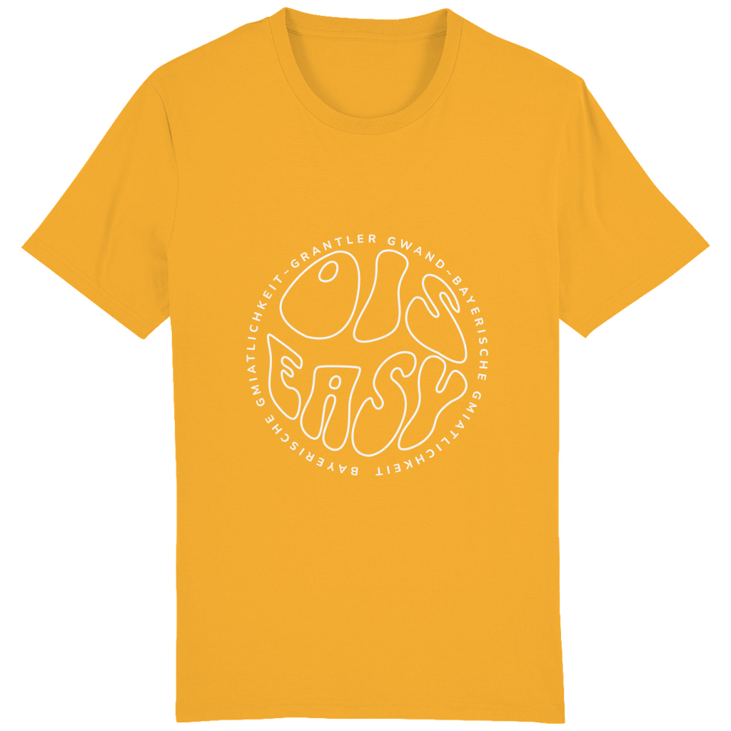 Bayerisches Herren T-Shirt Ois Easy - weiß - Grantler Gwand