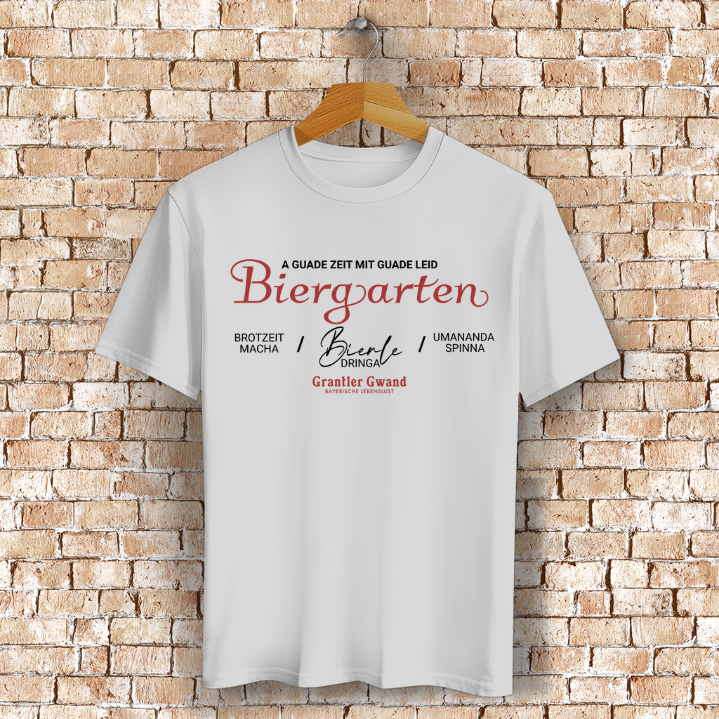Bayerisches T-Shirt Unisex - A guade Zeit mit guade Leid - Grantler Gwand