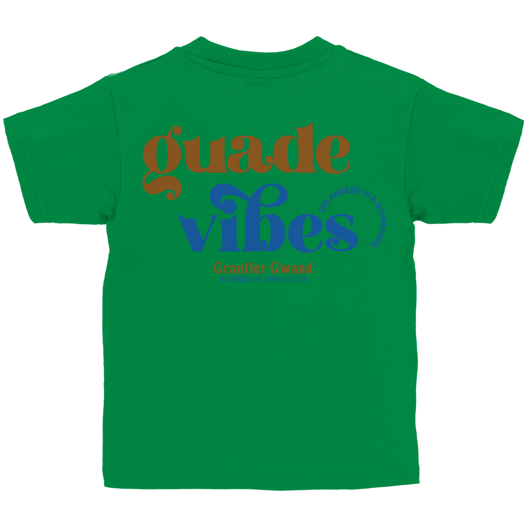 Bayerisches Kinder T-Shirt - Guade Vibes - Grantler Gwand