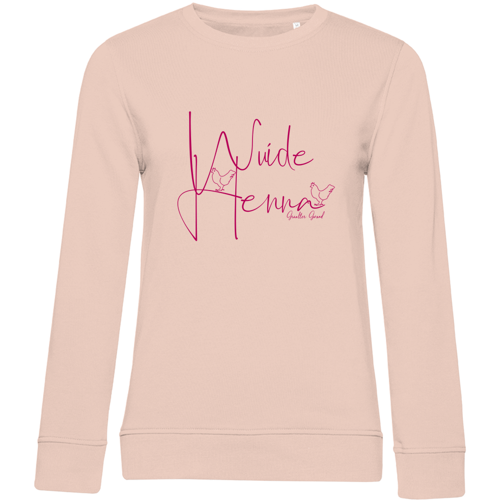 Damen Premium Bio Sweatshirt wuide Henna - pink