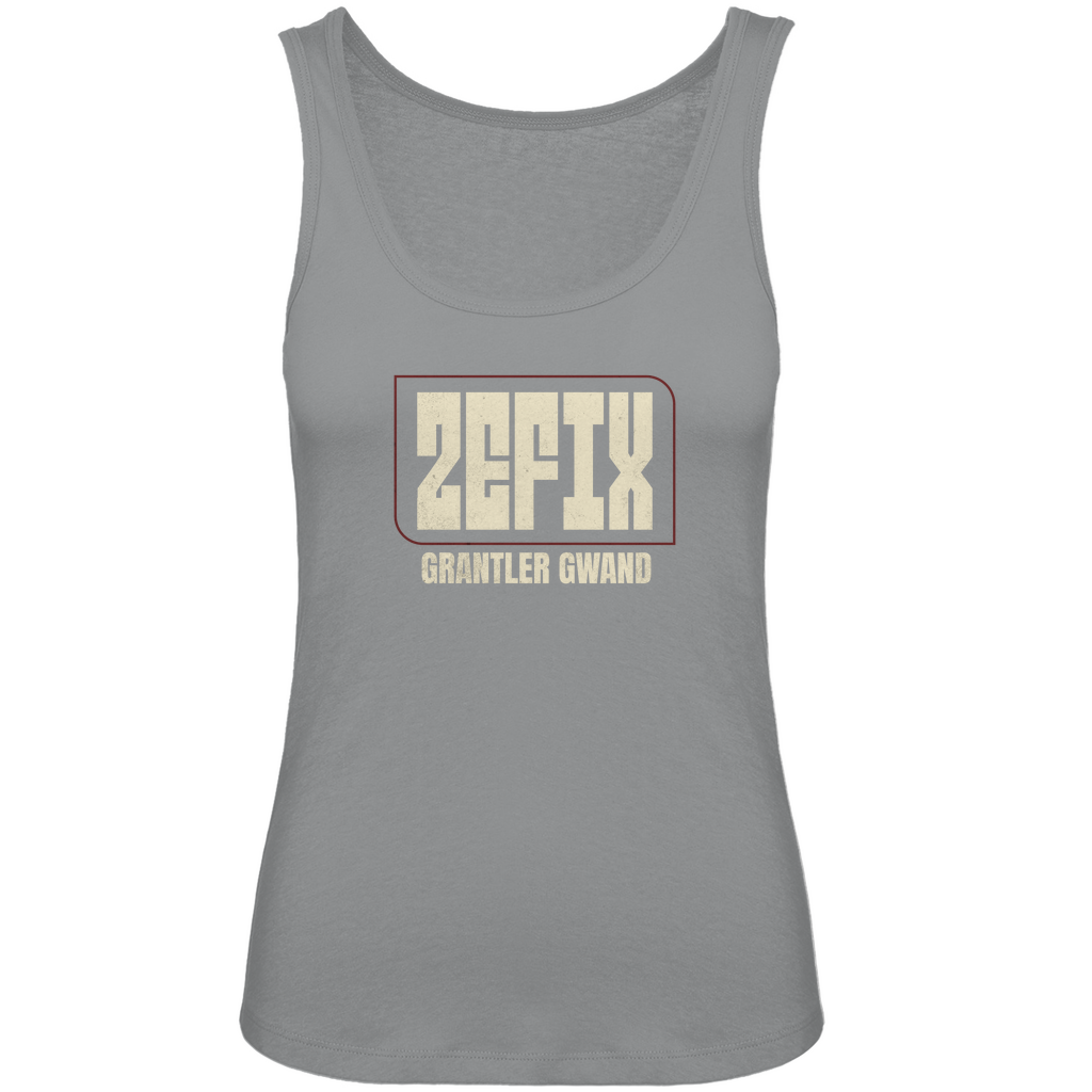 bayerisches Damen Premium Organic Tank Top Zefix - Gold - Grantler Gwand