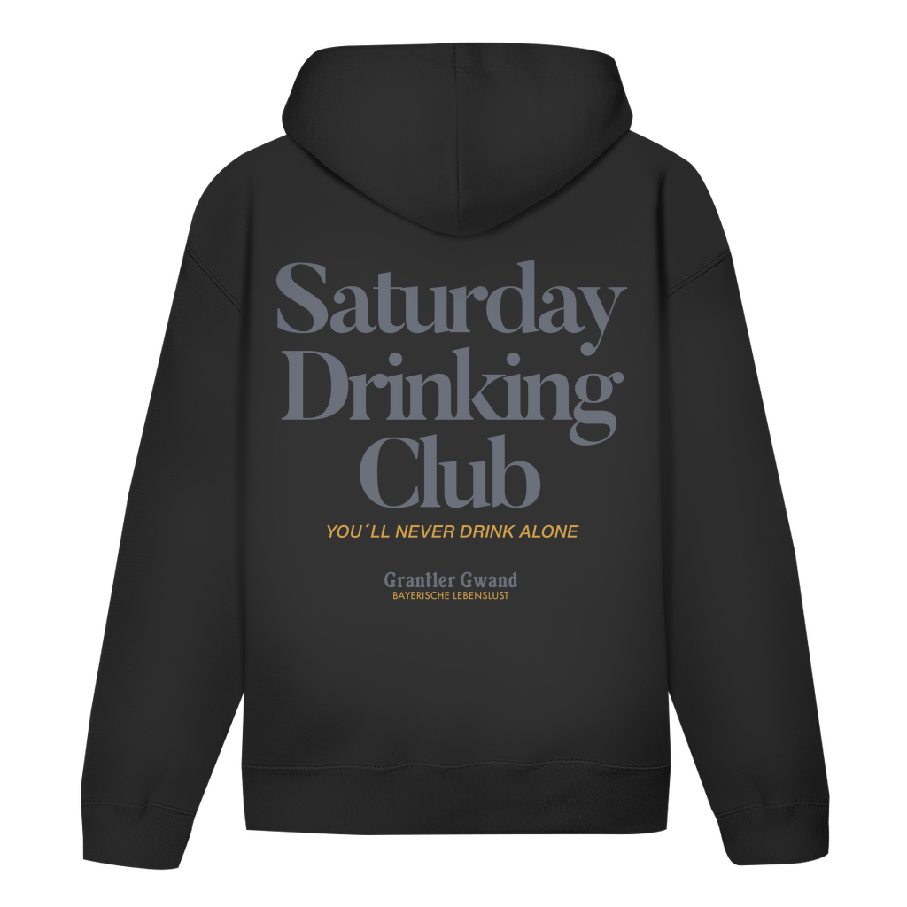 Bayerischer Hoodie Unisex - Saturday Drinking Grau - Grantler Gwand
