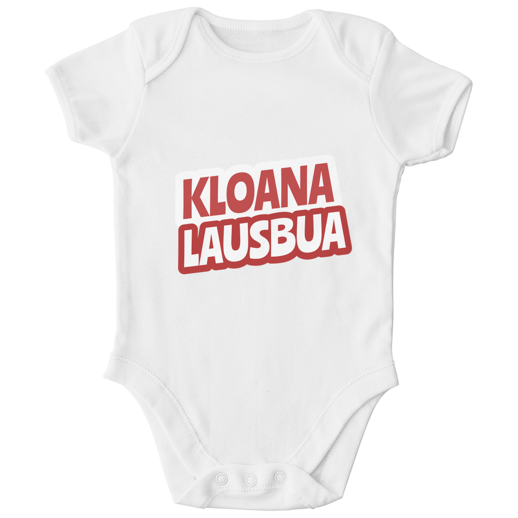 Bayerischer Baby Bio Body Kloana Lausbua - rot - Grantler Gwand