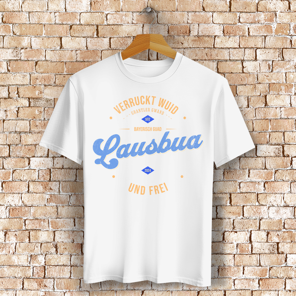 Bayerisches T-Shirt Unisex - Lausbua - Grantler Gwand