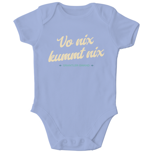 Bayerischer Baby Bio Body Vo nix kummt nix - Grantler Gwand