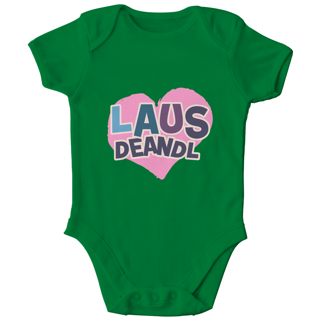 Bayerischer Bio Baby Body Lausdeandl - bunt - Grantler Gwand