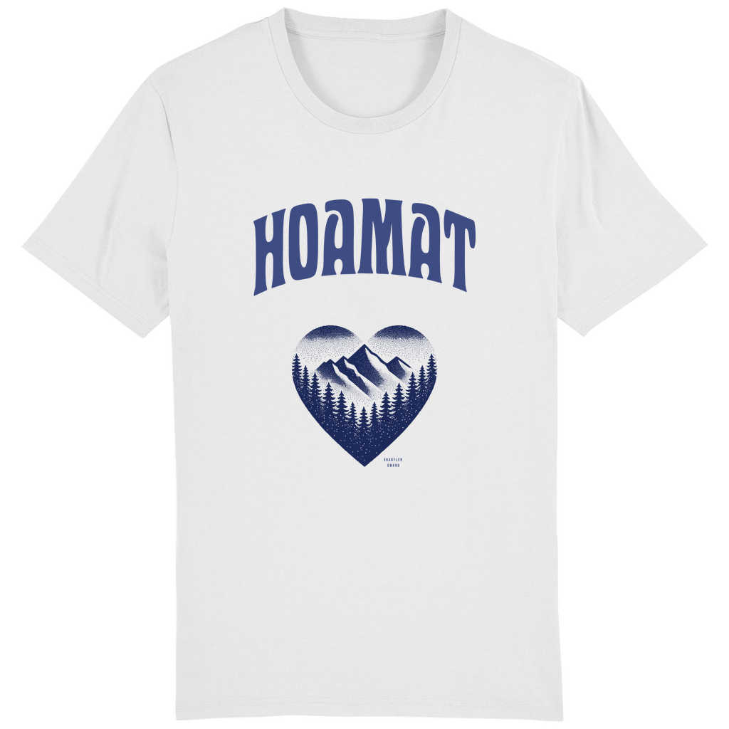 Bayerisches Herren T-Shirt Hoamat - blau - Grantler Gwand