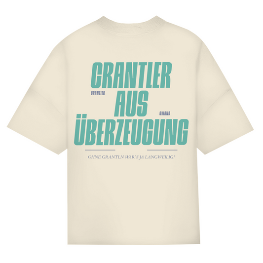 Bayerisches Oversize T-Shirt Männer - Grantler aus Überzeugung -grün - Grantler Gwand