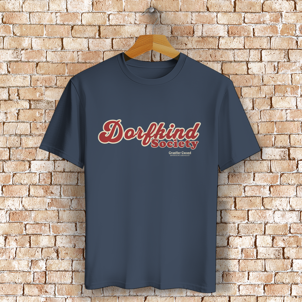 Bayerisches T-Shirt Unisex -  T-Shirt Dorfkind Society - Grantler Gwand