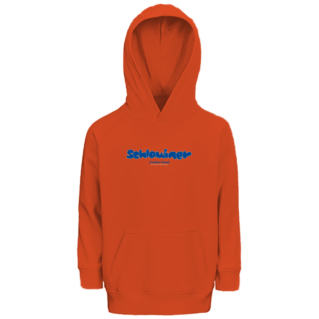 Bayerischer Kinder Premium Bio Hoodie - Schlawiner - blau - Grantler Gwand