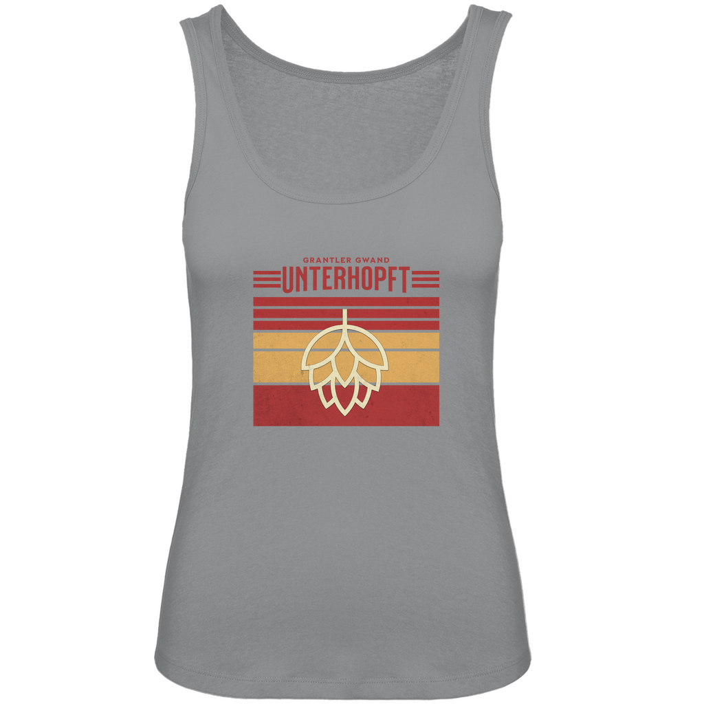 Bayerisches Damen Premium Organic Tank Top Unterhopft - rot - Grantler Gwand