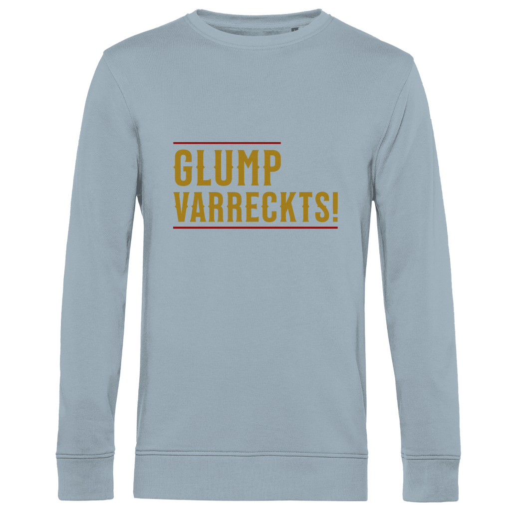 Bayerisches Herren Premium Bio Sweatshirt Glump varreckts - gold - Grantler Gwand