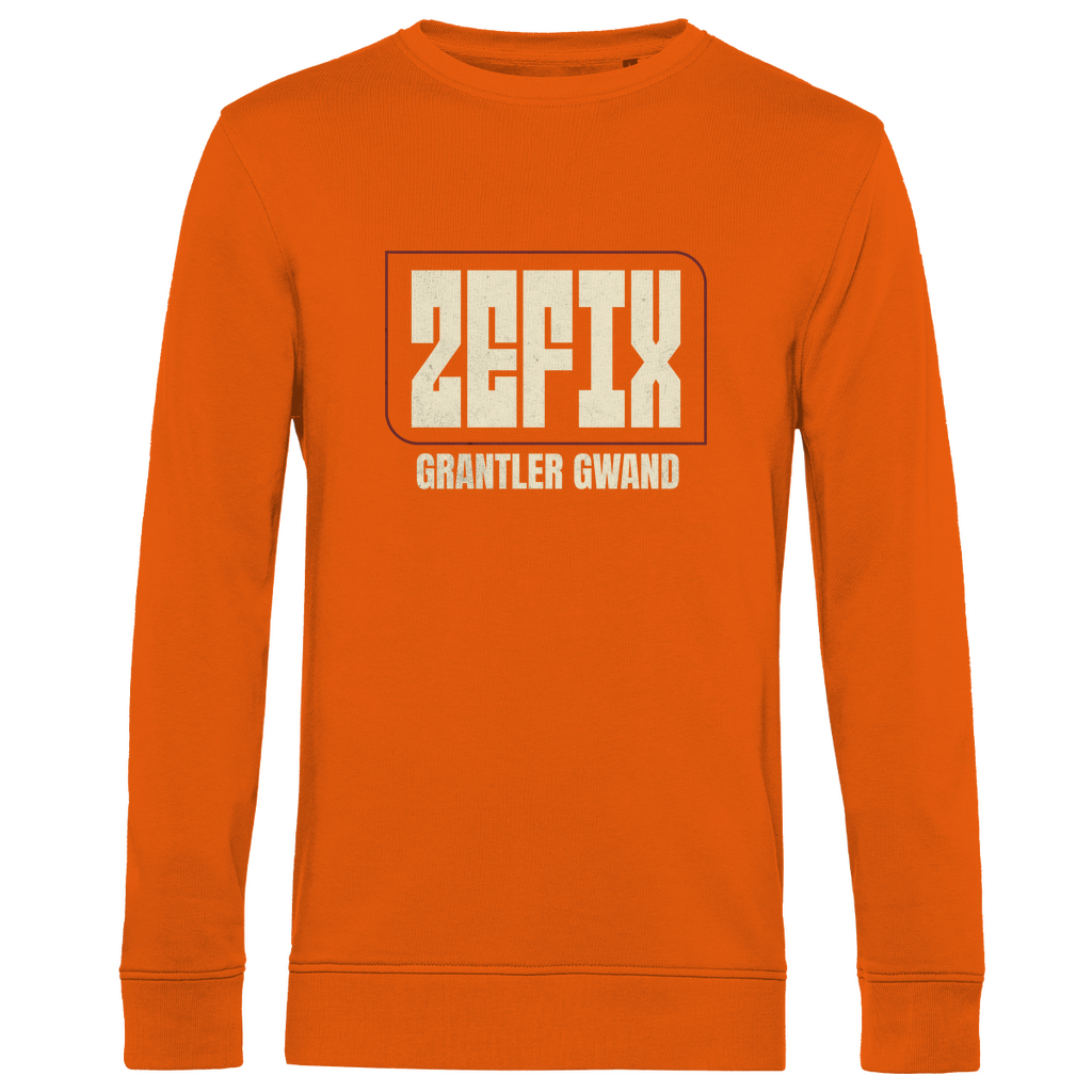 bayerisches Herren Premium Bio Sweatshirt Zefix - Gold - Grantler Gwand