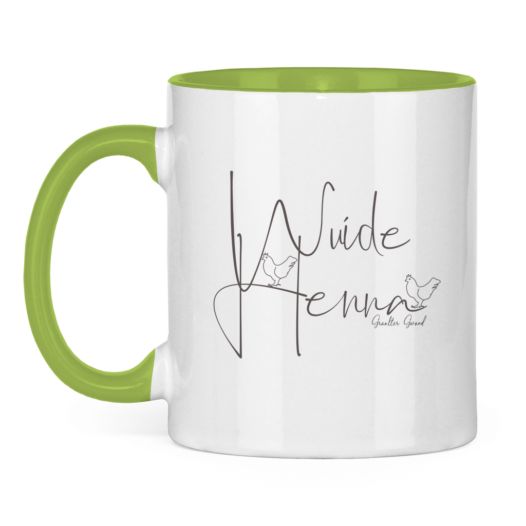 Tasse zweifarbig wuide Henna - grau