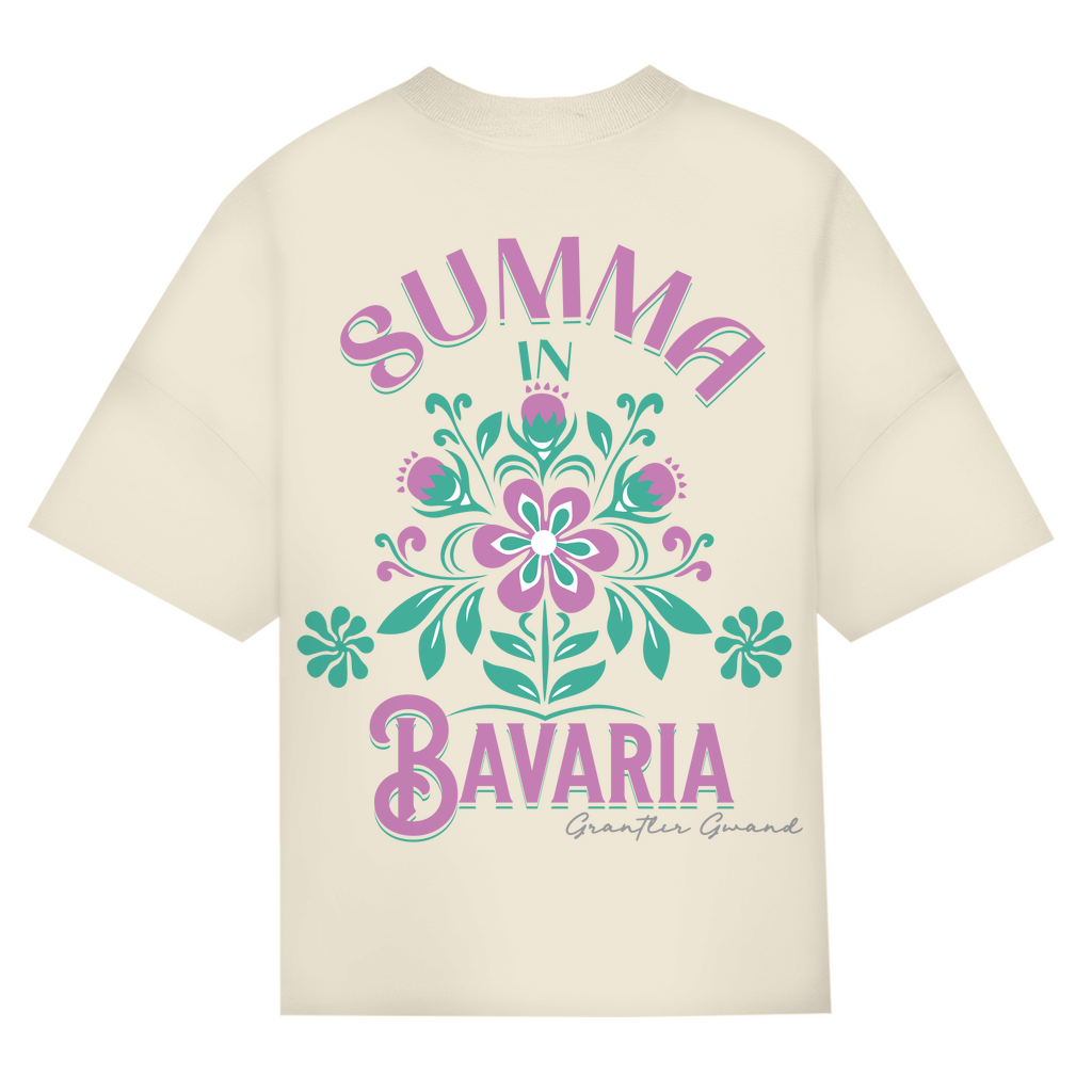 Bayerisches Oversize T-Shirt Unisex - Summa in Bavaria - Grantler Gwand