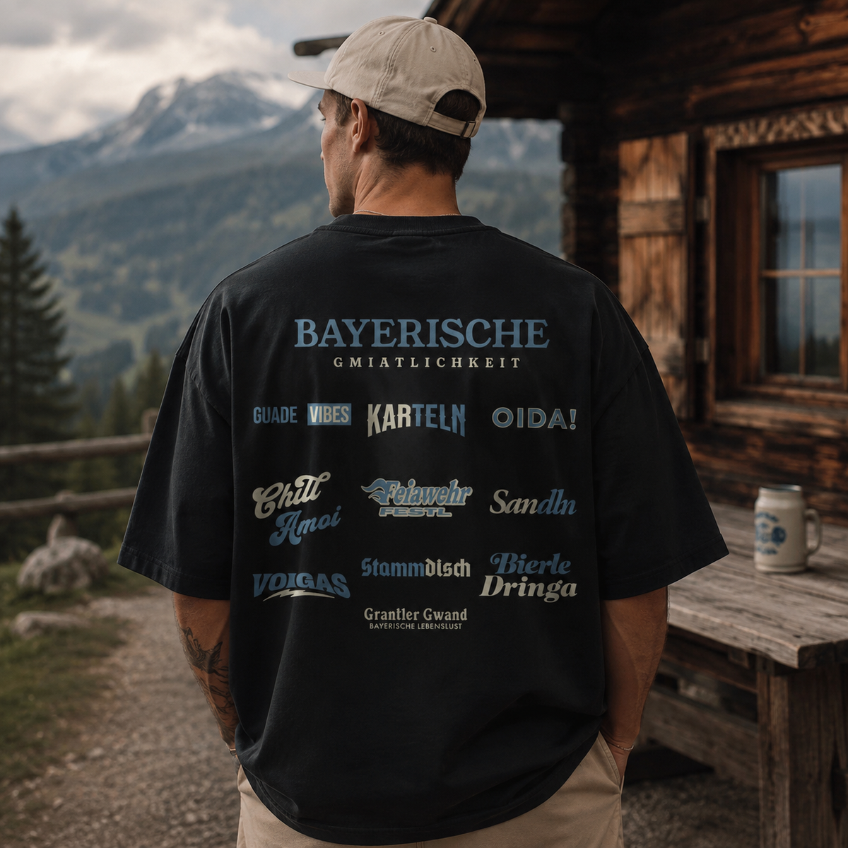 Bayerische Oversize Shirts Herren