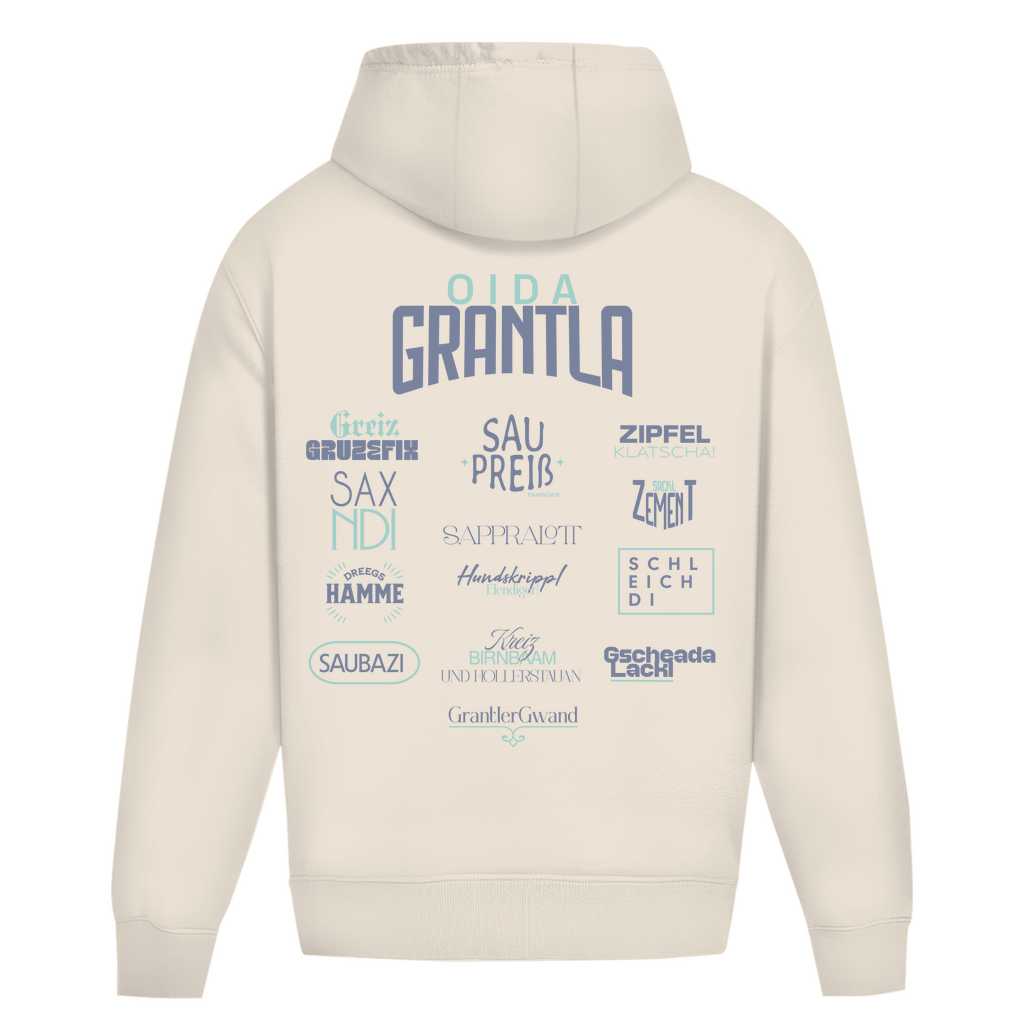 Bayerischer Heavy Oversize Hoodie Unisex - Oida Grantla - Grantler Gwand