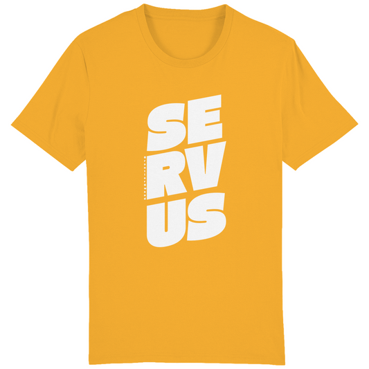 Bayerisches Herren T-Shirt Servus - weiß - Grantler Gwand