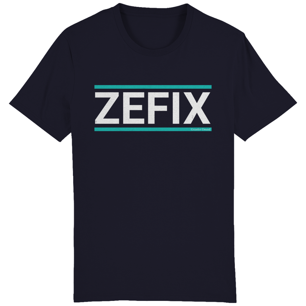 Bayerisches Herren T-Shirt Zefix - grün/weiß - Grantler Gwand