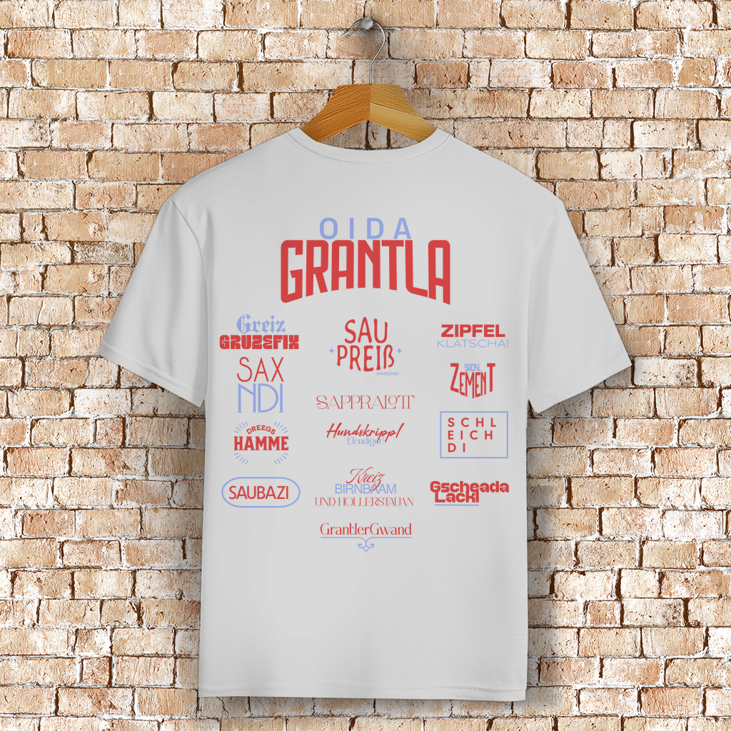 Bayerisches T-Shirt Unisex - Fluchshirt - Grantler Gwand