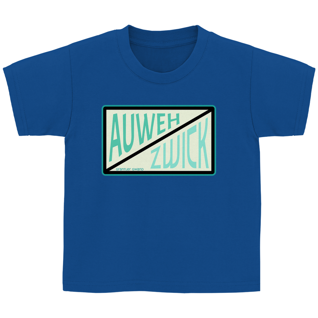 Bayerisches Kinder T-Shirt - Auweh Zwick - Grantler Gwand