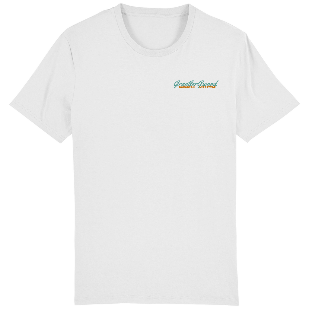 Bayerisches Herren T-Shirt A Hoibe away keeps the doctor away - FRONT-UND BACKPRINT - Grantler Gwand