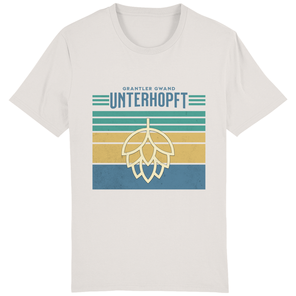 Bayerisches Herren T-Shirt Unterhopft - blau - Grantler Gwand