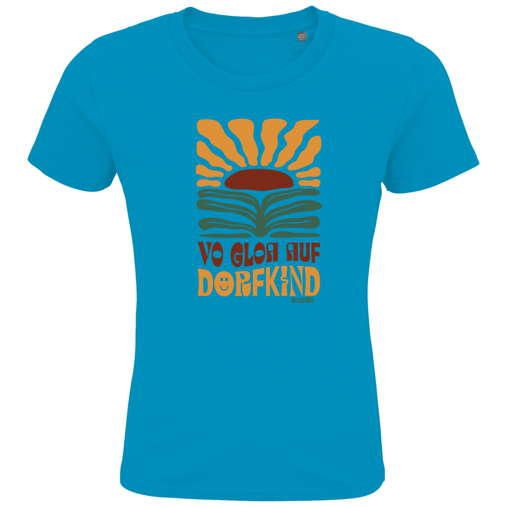 Bayerisches Kinder Premium Bio T-Shirt Vo Gloa auf Dorfkind - Grantler Gwand