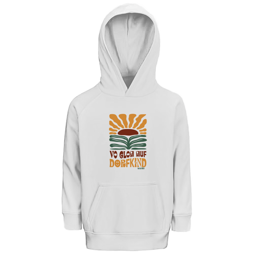 Bayerischer Kinder Premium Bio Hoodie Vo Gloa auf Dorfkind - Grantler Gwand