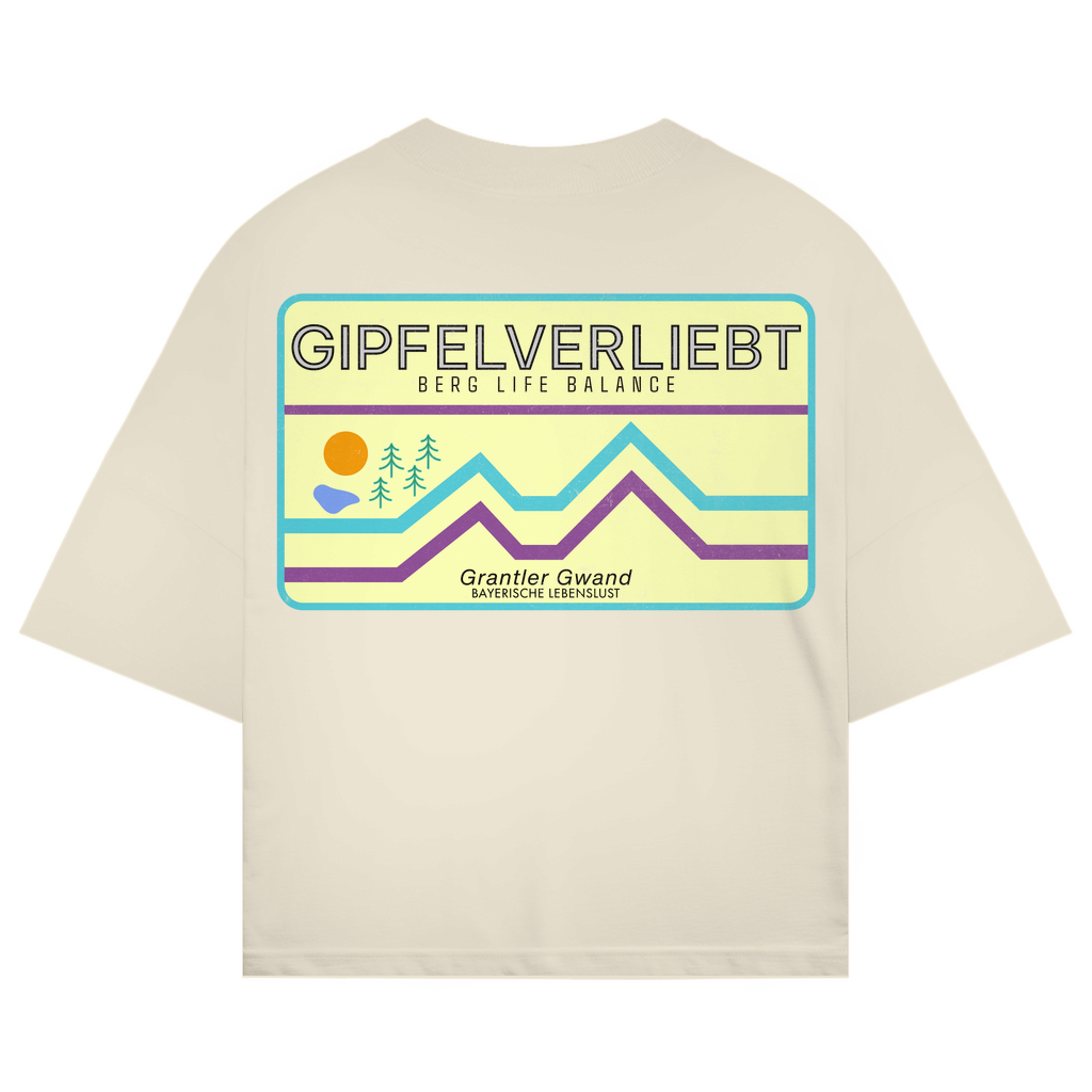 Bayerisches Oversize T-Shirt Unisex - Gipfelverliebt - Grantler Gwand