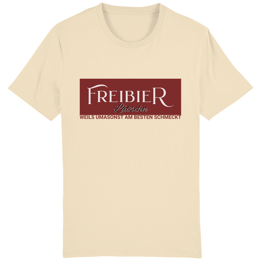 Bayerisches Herren T-Shirt Freibierlätschn - rot - Grantler Gwand