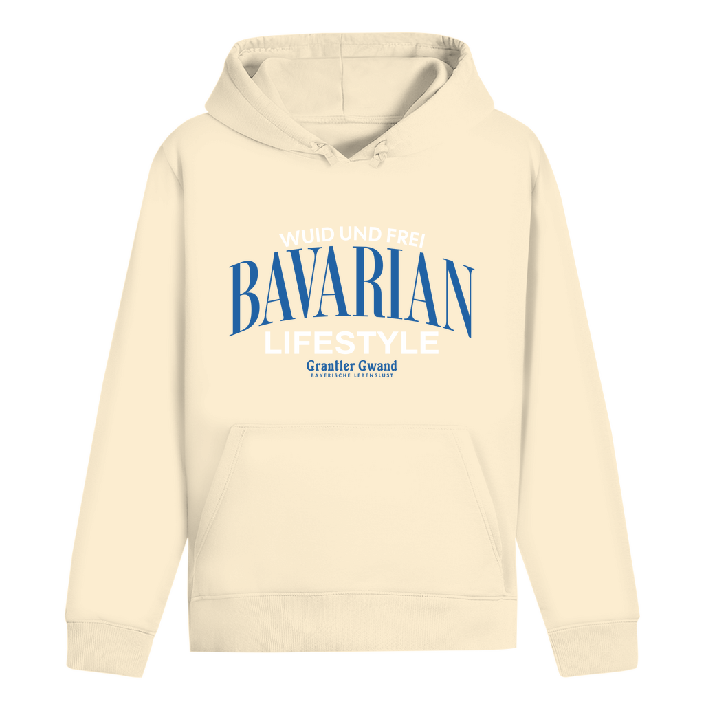 Bayerischer Hoodie Unisex - Bavarian Lifestyle - weiß - Grantler Gwand