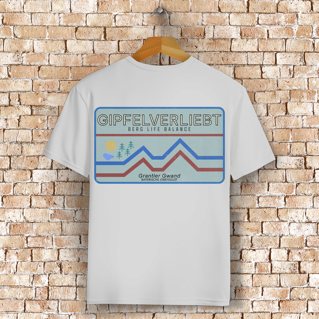 Bayerisches T-Shirt Unisex - Gipfelverliebt - Grantler Gwand