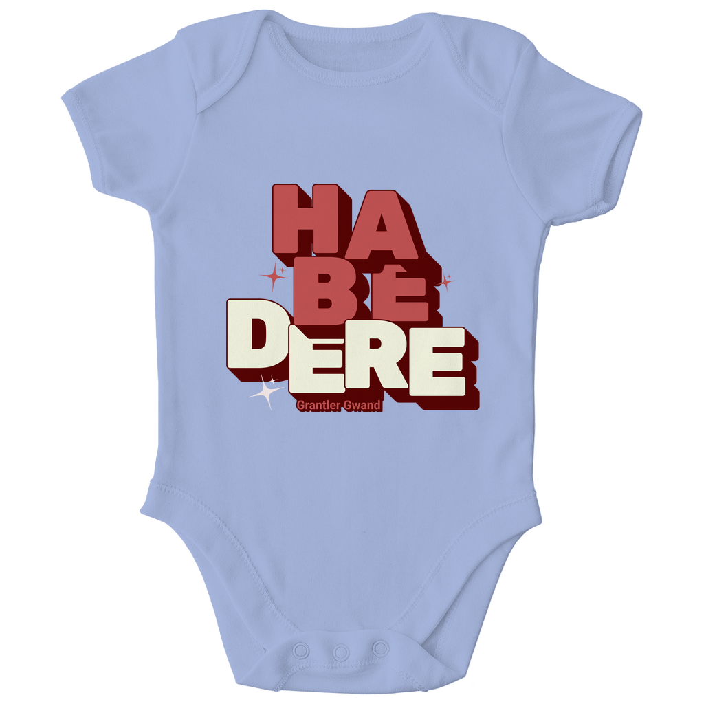 Bayerischer Baby Bio Body - Habe dere - rot - Grantler Gwand
