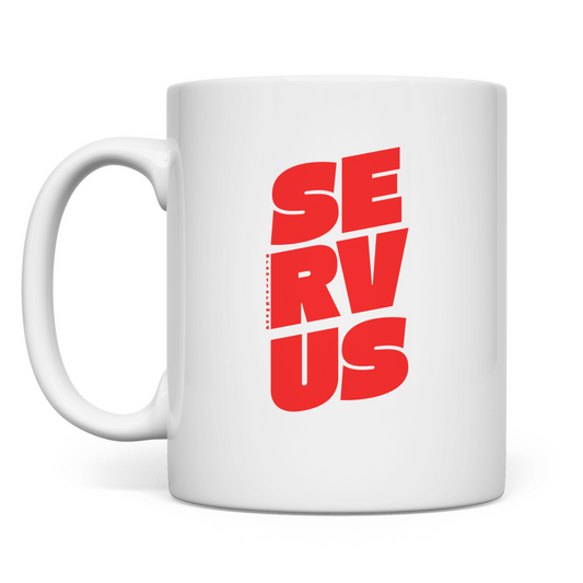 Tasse Servus - rot
