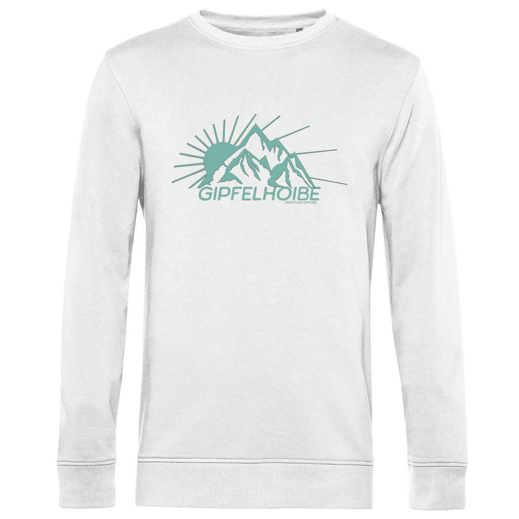 Bayerisches Herren Premium Bio Sweatshirt Gipfelhoibe - mint - Grantler Gwand