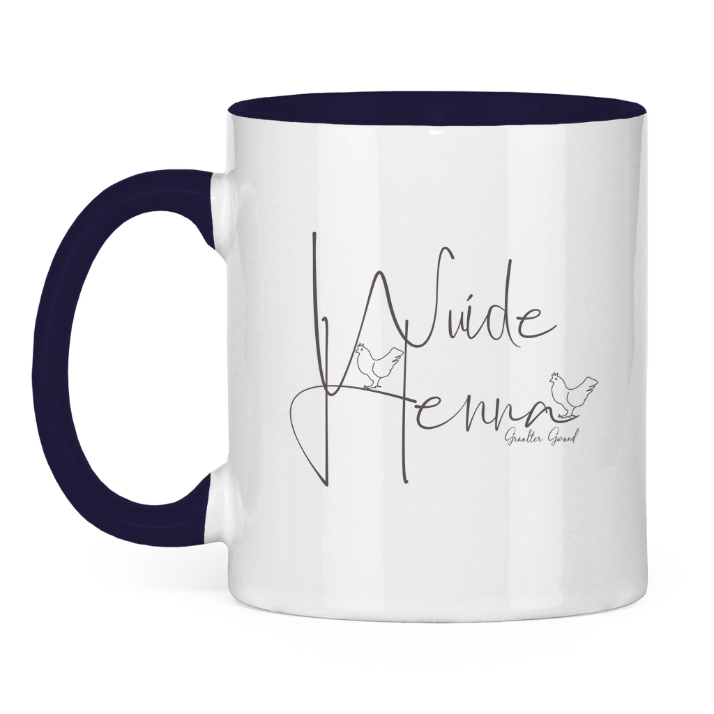 Tasse zweifarbig wuide Henna - grau